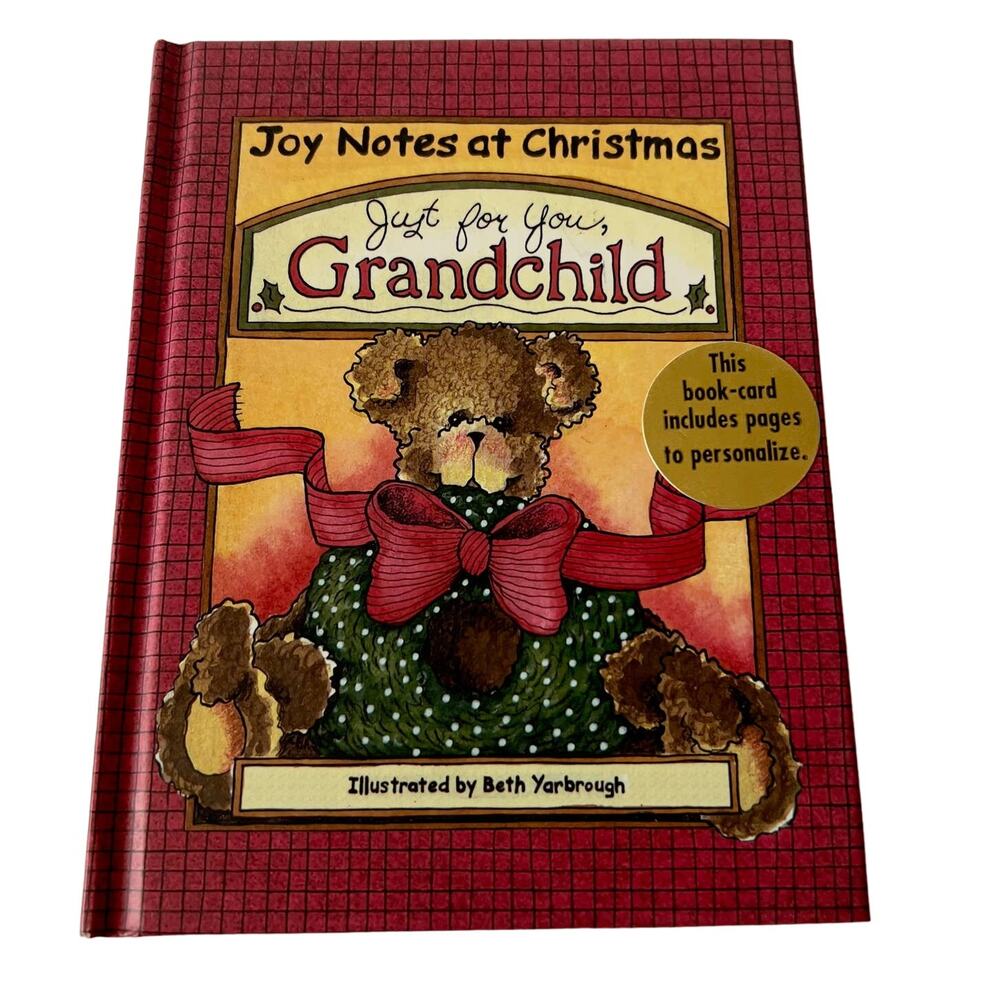 Joy Notes at Christmas for You Grandchild Card Book by Beth Yarbrough Gift Book